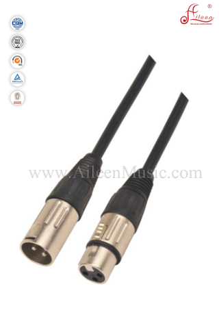6 мм Черный Спиральный Xlr - Xlr Микрофонный Кабель (AL-M014)